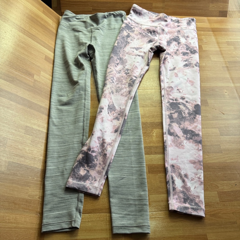 Athleta girl high rise chit chat tight legging bundle size 8/10